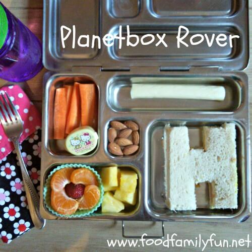 School Lunch Ideas with Planetbox - Pineapple and Coconut