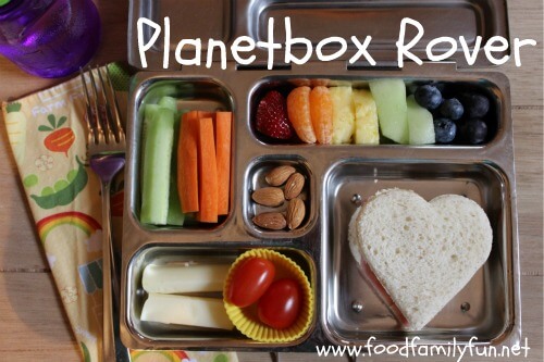 School Lunch Ideas with Planetbox - Pineapple and Coconut