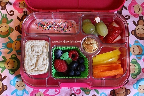 Food, Family, Fun.: Monkey themed lunches for Yumboxes